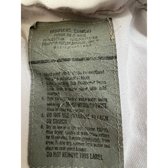 Propper Combat Tactical Adjustable Pants Mens XL Beige Cotton Cargo Tactical - Picture 8 of 11